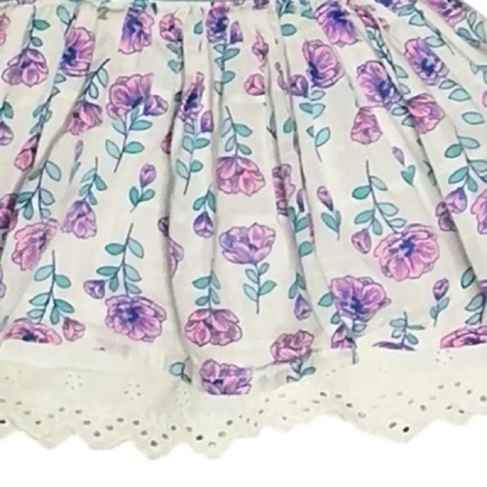 OshKosh B'gosh Overalls Floral Eyelet Skirt Dress
